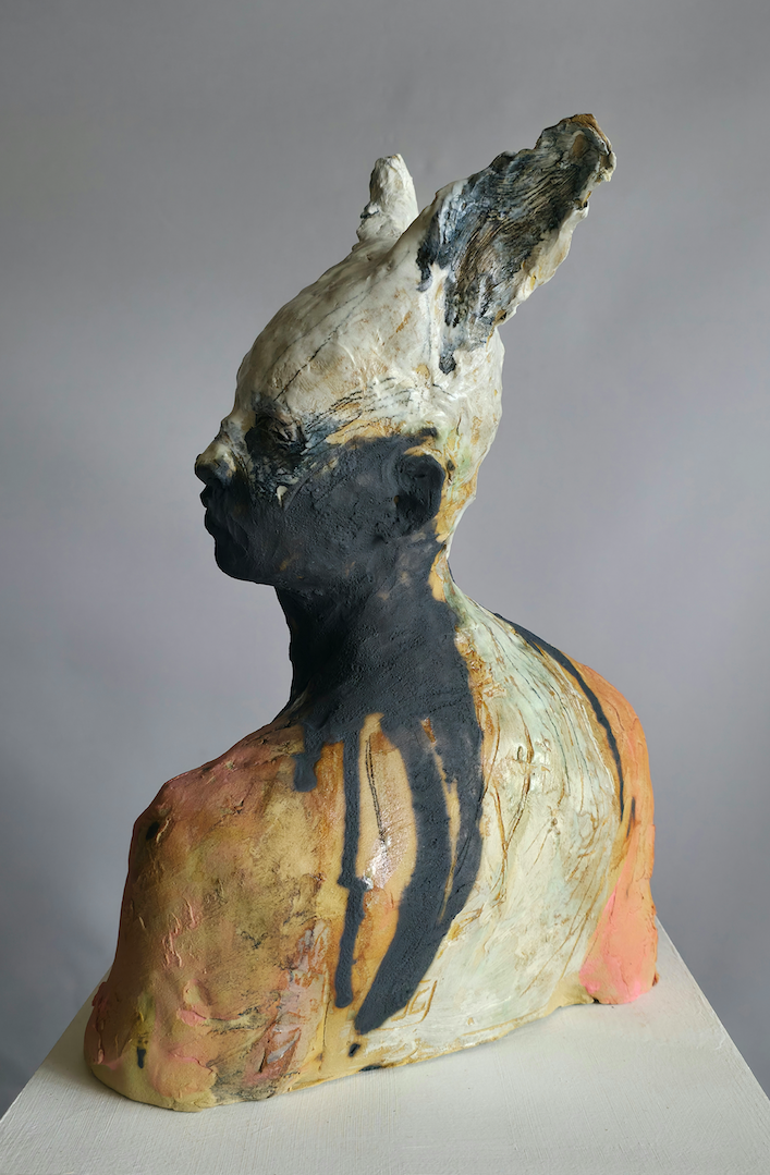 Faun with iron and pink