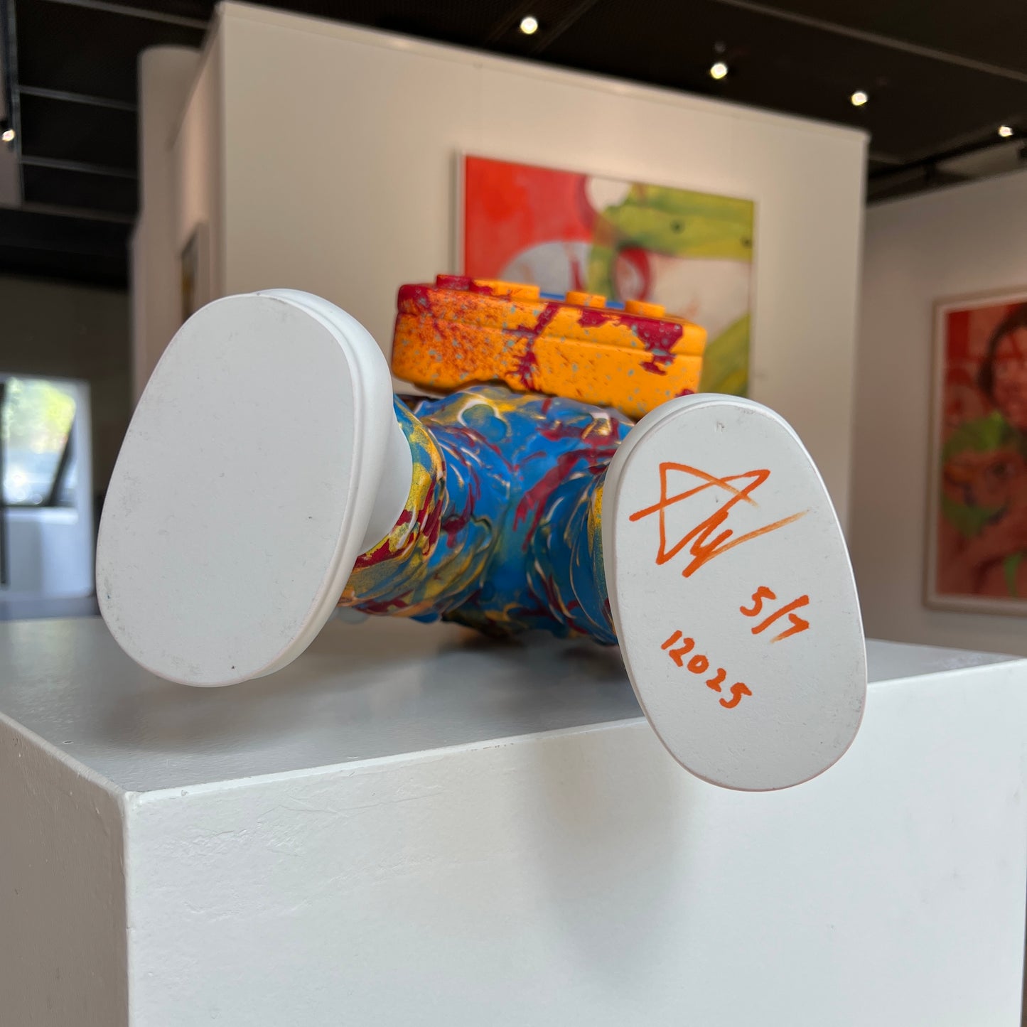 Astronaut nr. 5 / 7 hand painted