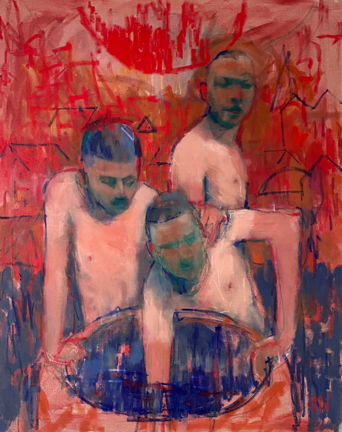 The boys and the well