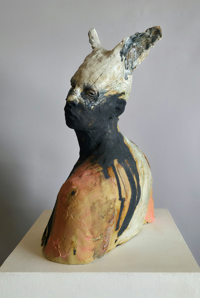 Faun with iron and pink