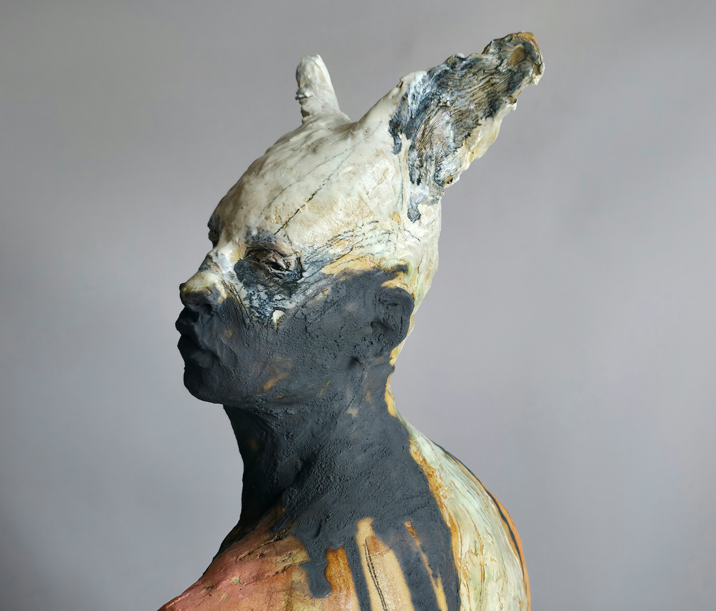 Faun with iron and pink