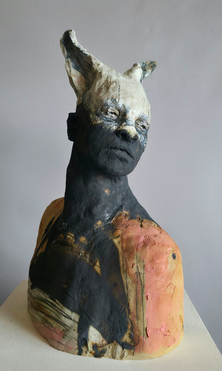 Faun with iron and pink