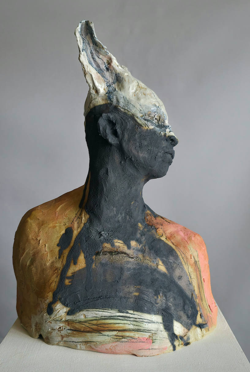 Faun with iron and pink