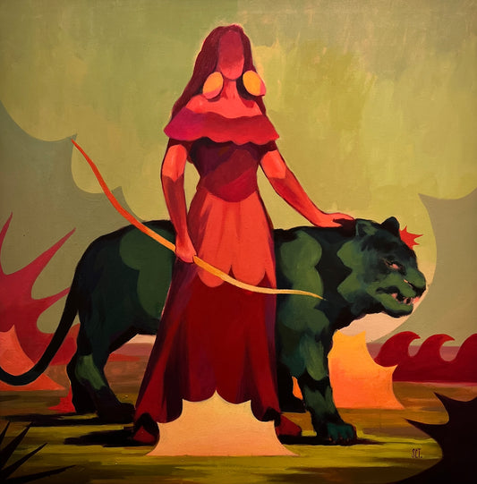 She hunts