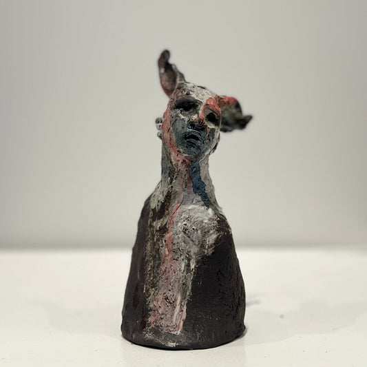 Small white and chocolat faun