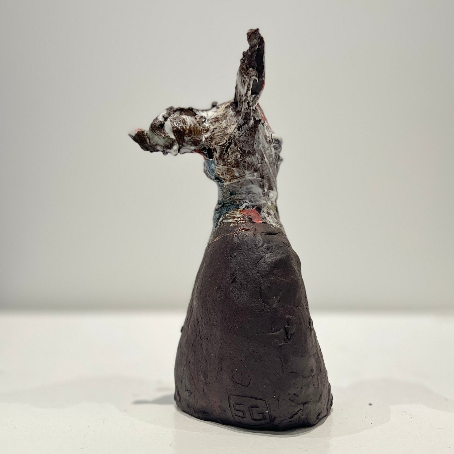 Small white and chocolat faun