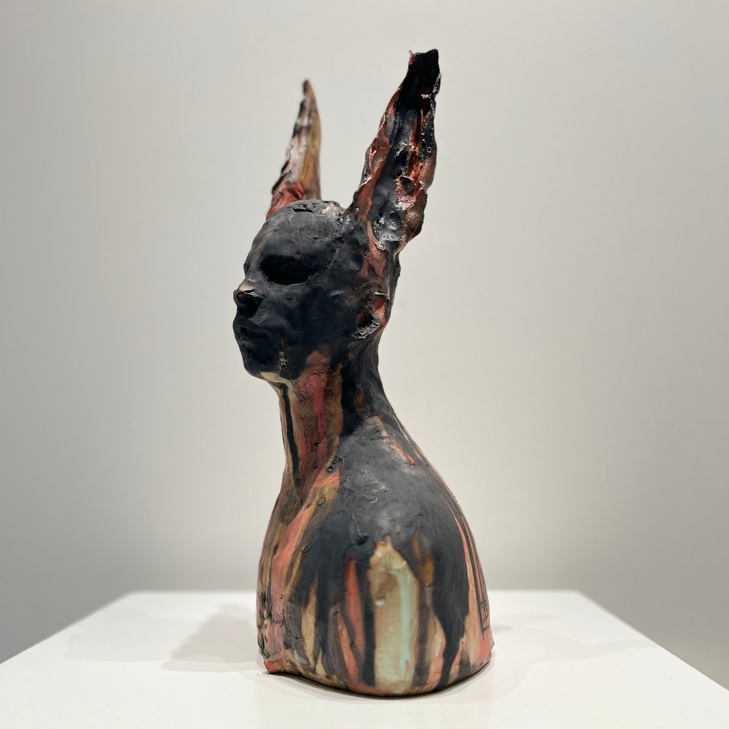 Faun with pink and orange