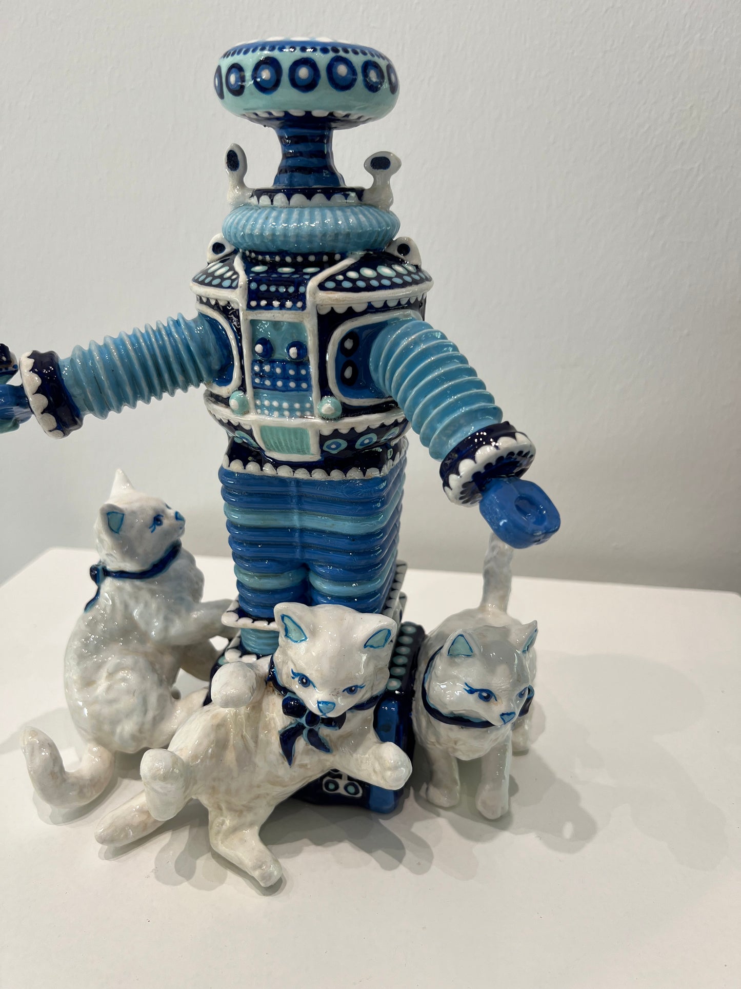 Robot with cats