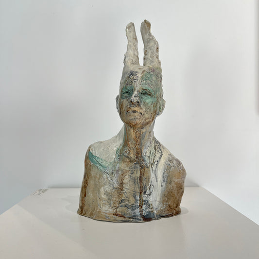 Faun with white