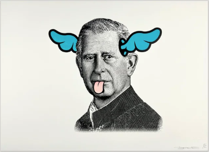 Dog save the king - hand finished - #119 Blue Gin