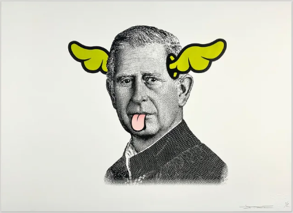 Dog save the king - hand finished - 1120 Banana Joe