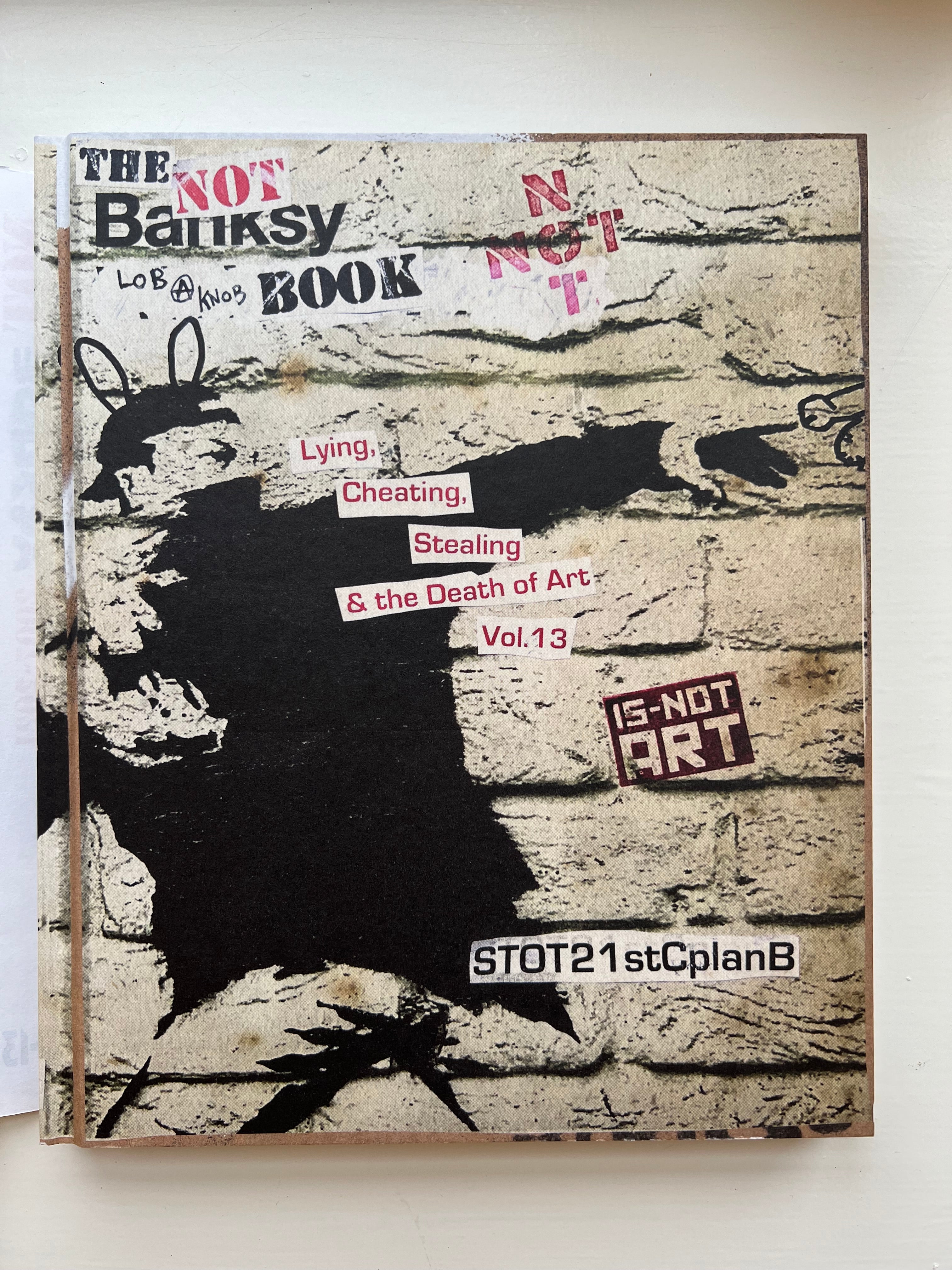 Not Banksy Book with limited edition print