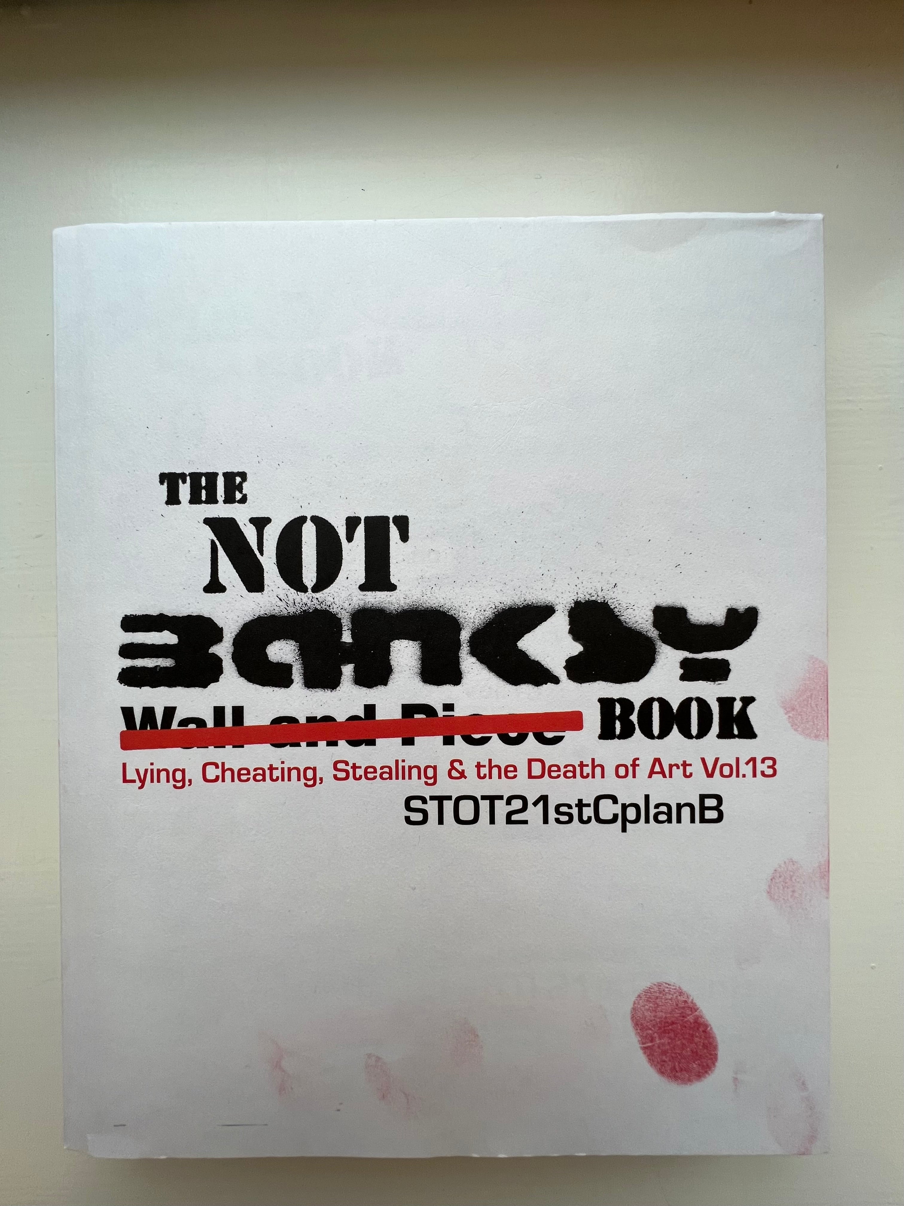 Not Banksy Book with limited edition print