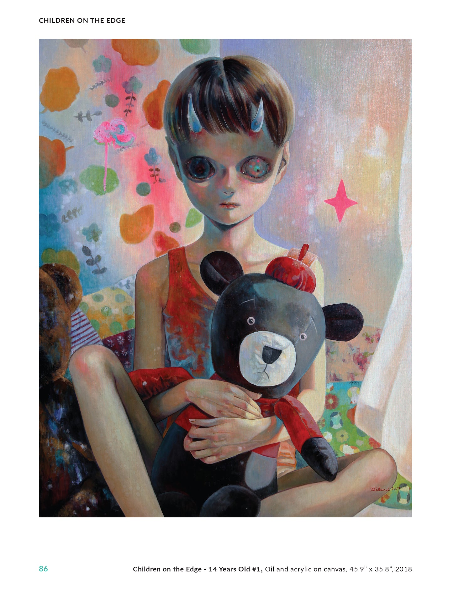 The art of Hikari Shimoda med unik tegning